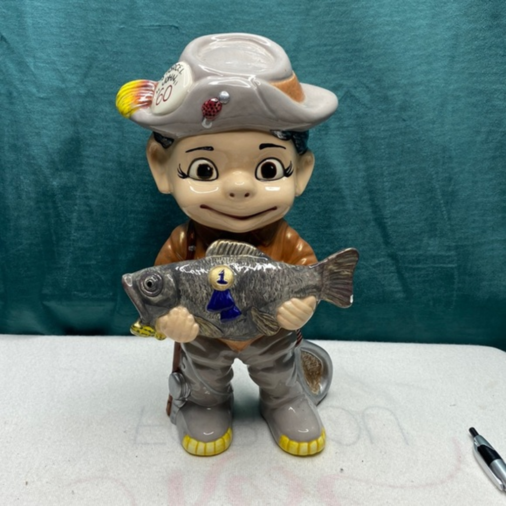 1970’s Ceramic‎ Fisherman Figurine